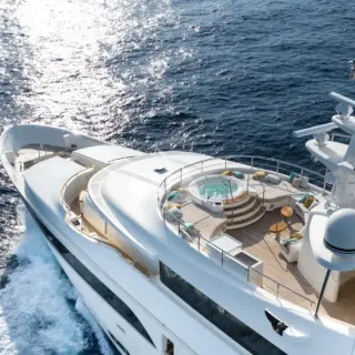 Aerian view Fwd sundeck