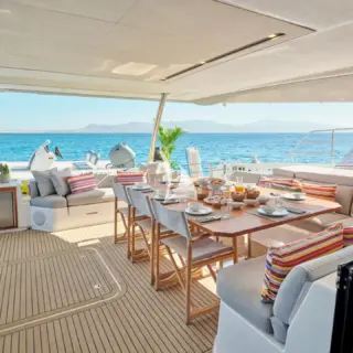 ALENA - Aft deck dining table