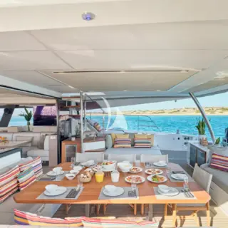 ALENA - Aft deck dining table