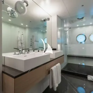 VIP cabin en suite shower room