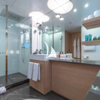 VIP cabin en suite shower room