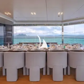 Winter garden dining
