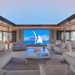 Loft - cinema set up