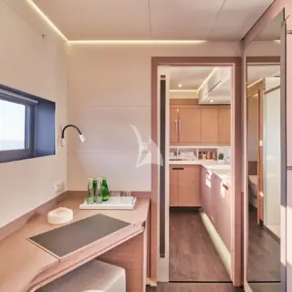 master cabin desk area