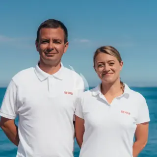 REHAB's Captain & Crew are always eager to impress their charter guests.