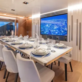 Main deck dining area