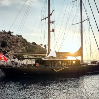At anchor