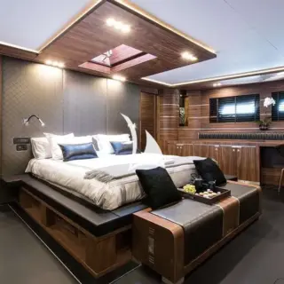 Lower deck forward master cabin