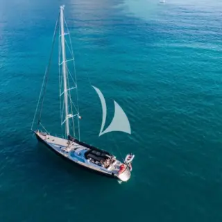 FREE AT LAST at anchor