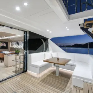 Seating area protected cockpit