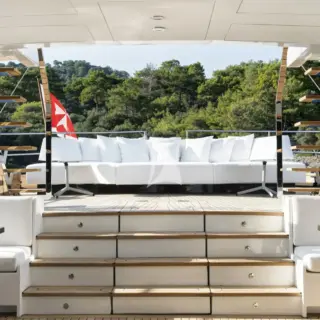 Stairs to cockpit