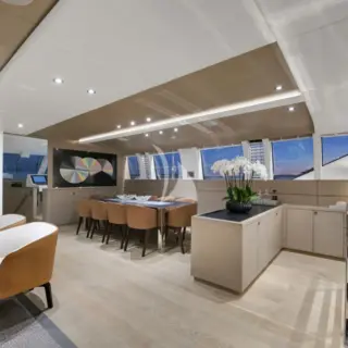 Interior dining table