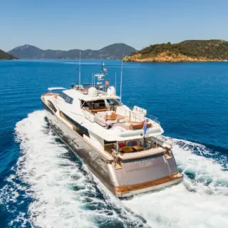 View from stern