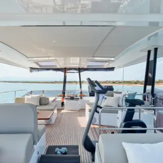 Flybridge with spin bike and TRX