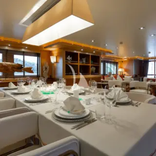 Main salon dining area