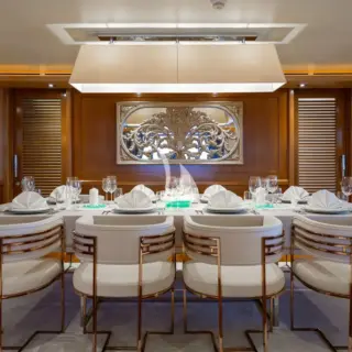 Main salon dining area