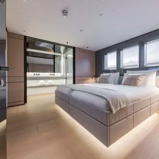 Twin cabin converted to double
