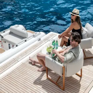 Sun deck lounge