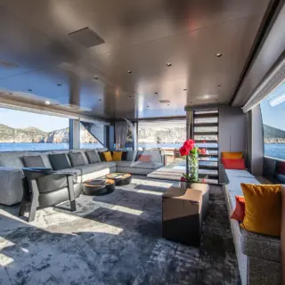 Main Salon Aft View