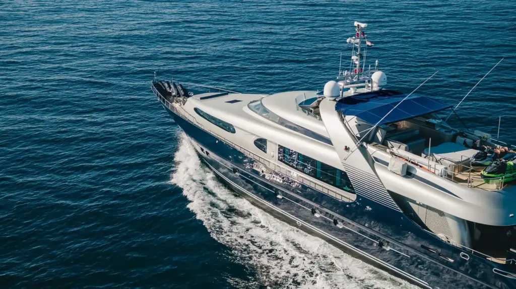 ONE BLUE - Port Side view 