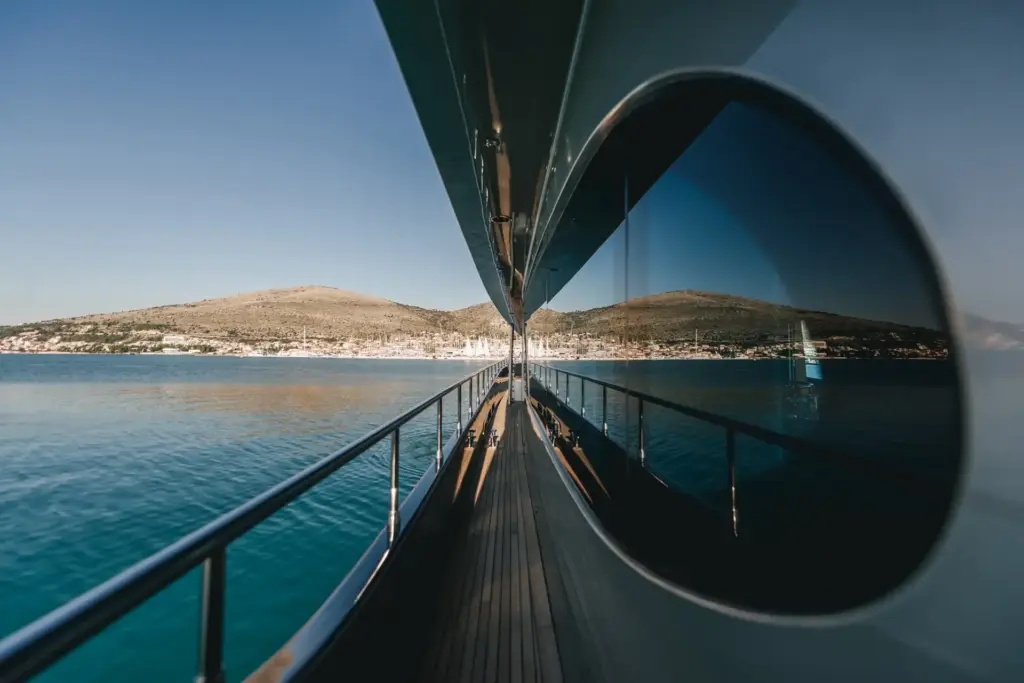 ONE BLUE - Port Side Main Deck Companion Way