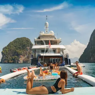 Aft view with toys