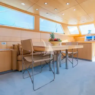 Dining area in main saloon