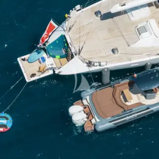 Aft platform and toys