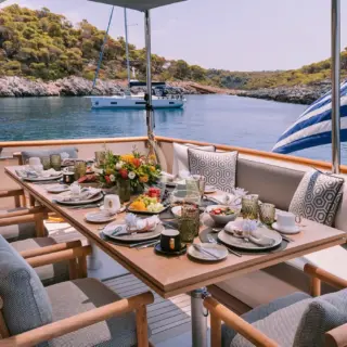 Aft deck