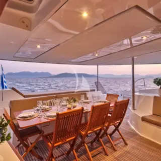 HIGH FIVE - Aft Deck - Sunset