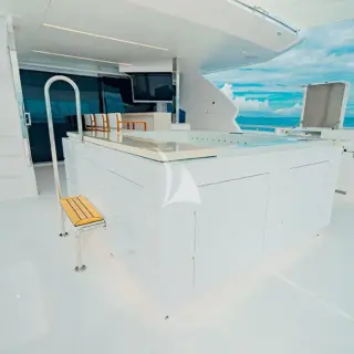 Sundeck Hot Tub