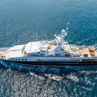 View from above underway