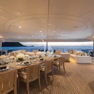 Bridge deck dining