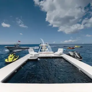 Swim platform pool