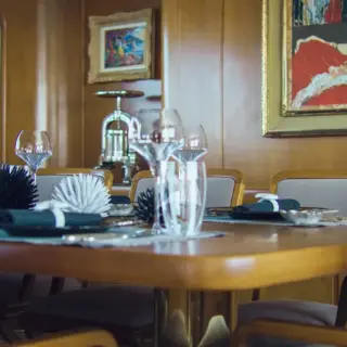 Interior Dining Table - Main Deck