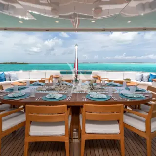 REVERIE Bridge Deck Dining Aft