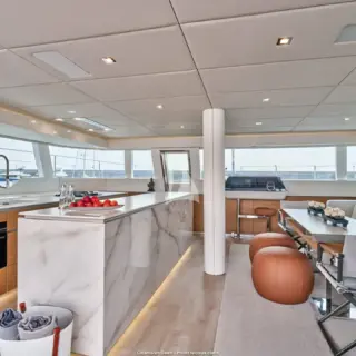 Saloon and galley