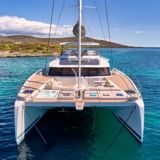 Aerial view fore deck