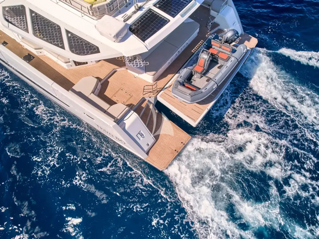 AD ASTRA - Aerial view aft deck