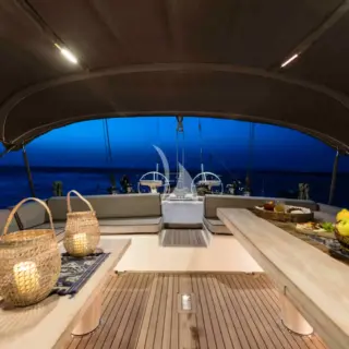 Cockpit at night
