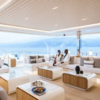 Main deck aft seating area