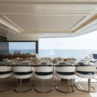 Bridge deck dining