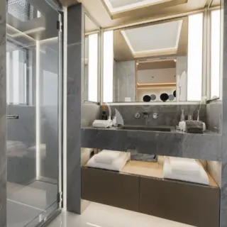 Main deck second double cabin en suite