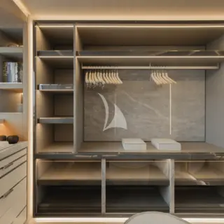 Master cabin wardrobe