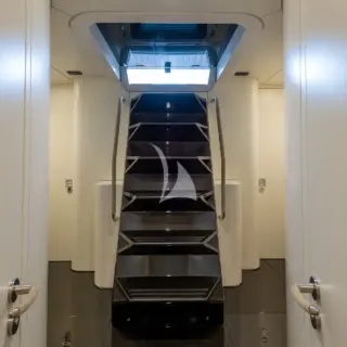 Main entrance from lower deck