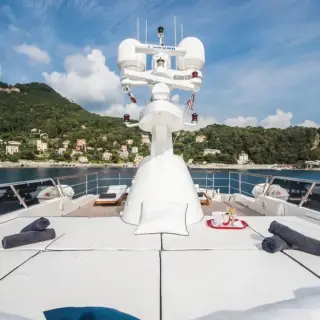 Sun deck looking aft