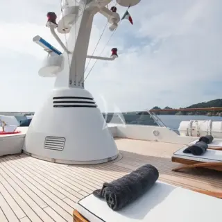 Sun deck looking forward