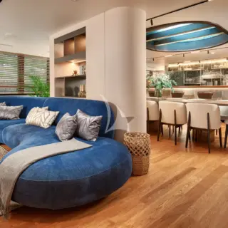 Saloon and a dining room