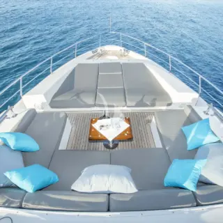 Bow view and seating