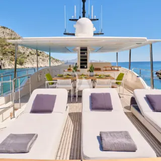 Sundeck sunbeds